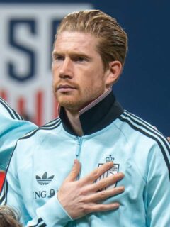 Kevin De Bruyne tijdens een voetbalwedstrijd