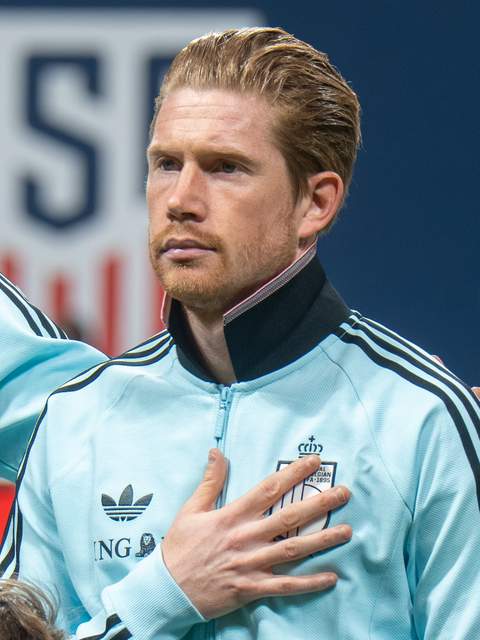 Kevin De Bruyne tijdens een voetbalwedstrijd