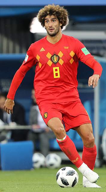Marouane Fellaini, Belgische voetballer in actie