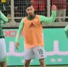 Mohamed Amoura, Algerijnse voetballer in actie