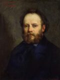 Portret van Pierre-Joseph Proudhon, Franse filosoof en econoom