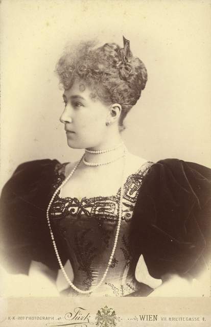 Portret van prinses Stéphanie van België