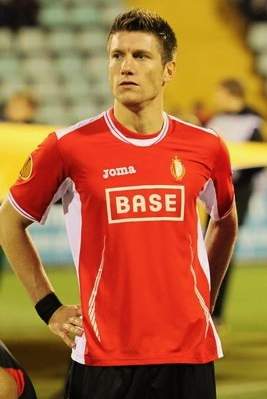 Sébastien Pocognoli tijdens een voetbalwedstrijd