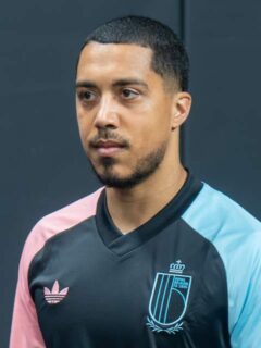 Youri Tielemans tijdens een voetbalwedstrijd