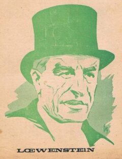 Portret van Alfred Lowenstein, Belgische financier, 1926