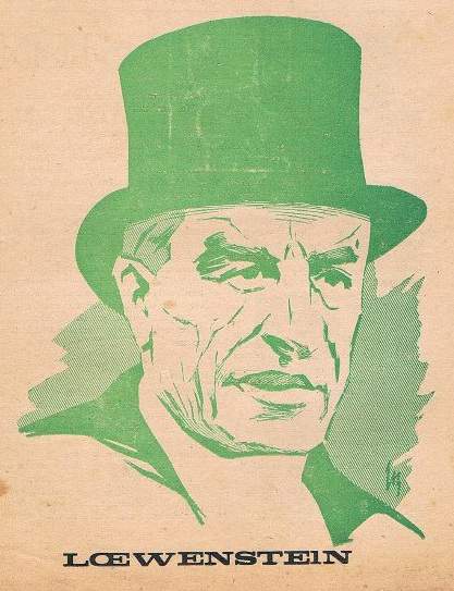 Portret van Alfred Lowenstein, Belgische financier, 1926