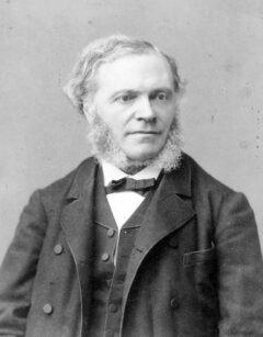 Portret van César Franck, Belgische-Franse componist en organist, 1887