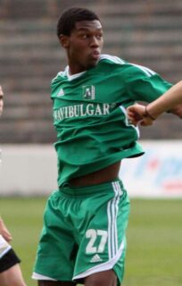 Christian Kabasele tijdens zijn tijd bij Ludogorets in 2012