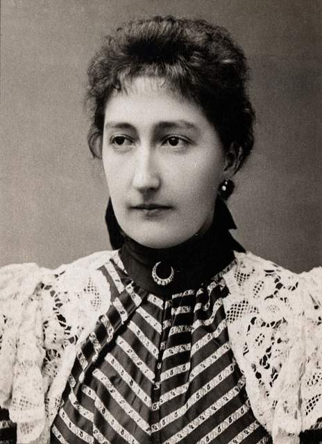 Portret van prinses Clémentine van België rond 1895