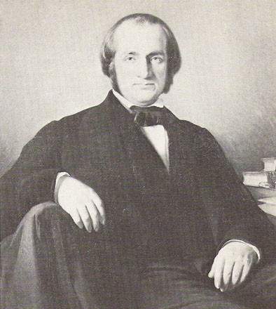 Portret van Constantin Héger als leraar rond 1865