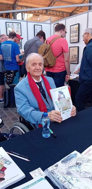 Dino Attanasio op het stripfestival in Brussel 2024
