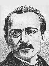 Portret van Étienne Lenoir, Belgische-Franse ingenieur