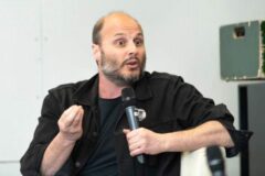 Fabrice Du Welz tijdens Crossing Europe festival 2022