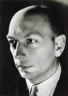 Portret van Henri Michaux, Belgische-Franse kunstenaar