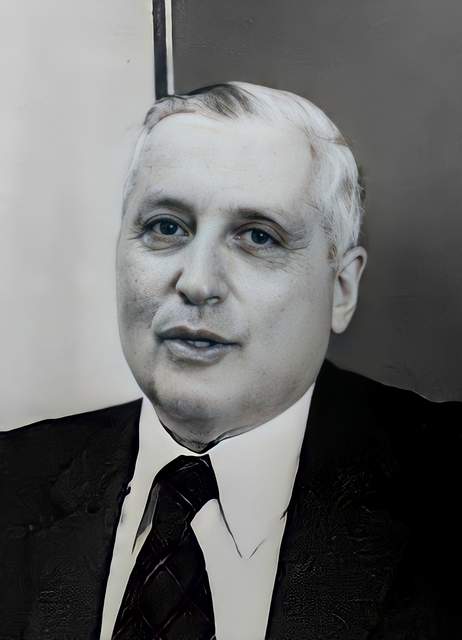 Portret van Ilya Prigogine uit 1977