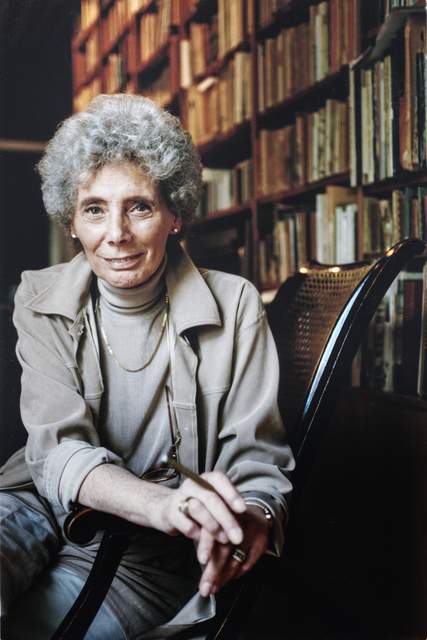 Portret van Jacqueline Harpman uit de jaren 90