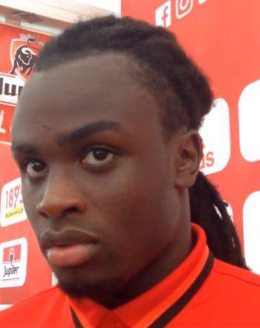 Jordan Lukaku speelt voor Oostende in 2016