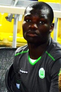 Junior Malanda speelt voor VfL Wolfsburg in 2014