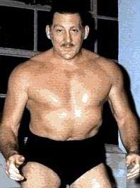 Portret van Karl Gotch, Belgische worstelaar en coach