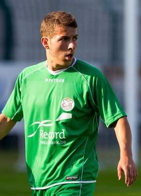 Kylian Hazard speelt voor Zulte Waregem in 2014