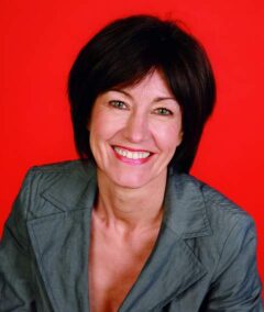 Laurette Onkelinx spreekt tijdens een politiek evenement in 2006