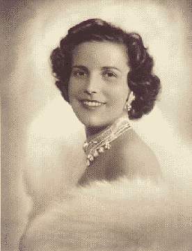 Portret van prinses Lilian de Réthy uit de jaren 1950