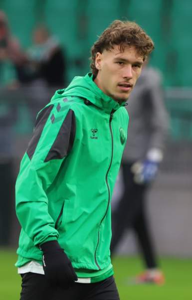 Lucas Stassin speelt voor AS Saint-Étienne in 2024