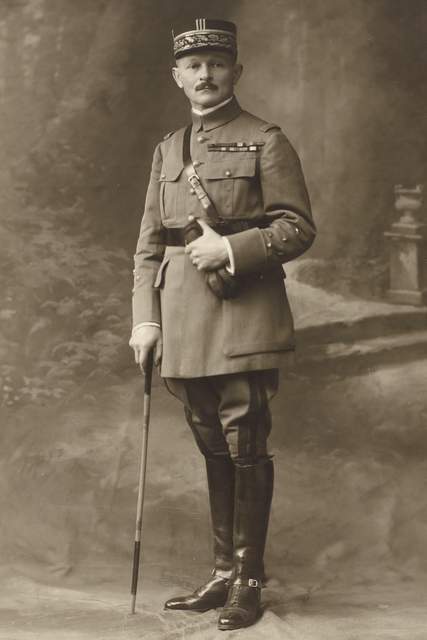 Portret van Maxime Weygand in 1940