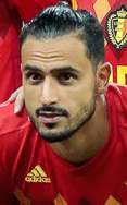 Chadli tijdens het WK voetbal 2018 voor België