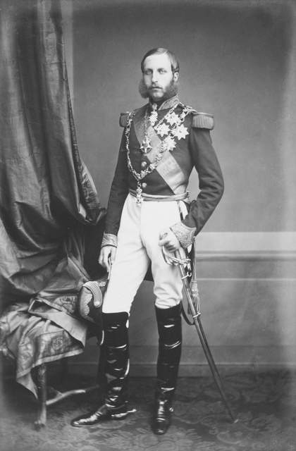 Portret van prins Philippe, graaf van Vlaanderen, 1863