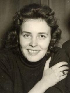 Portret van prinses Christina Margarethe in 1956