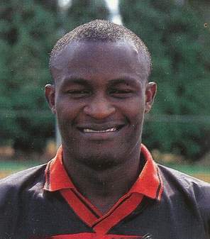 Roger Lukaku tijdens zijn periode bij Seraing in 1994