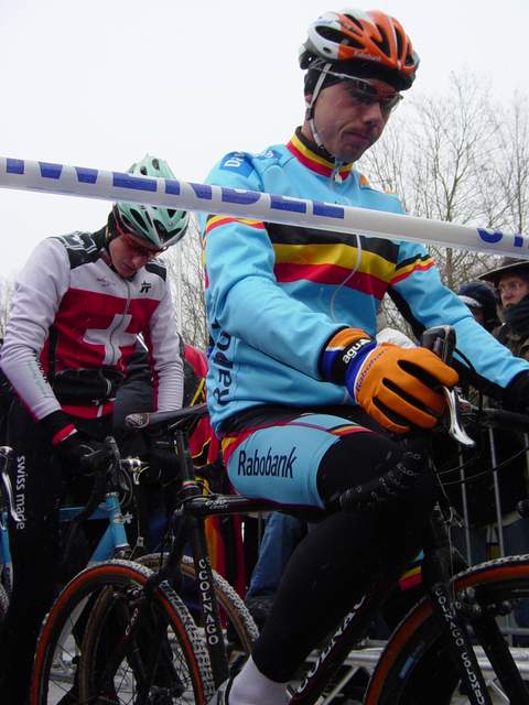Sven Nys tijdens het WK veldrijden 2005
