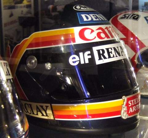 Helm van Thierry Boutsen, Belgische Formule 1-coureur