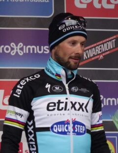 Tom Boonen tijdens de Omloop Het Nieuwsblad 2015