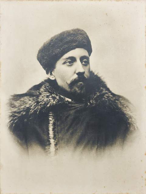 Portret van Adrien de Gerlache, commandant van de Belgica-expeditie