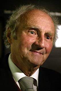 Portret van André Delvaux, Belgische filmregisseur