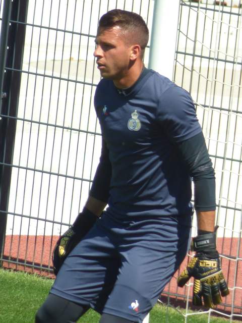 Anthony Moris tijdens een wedstrijd met Union Saint-Gilloise in 2020
