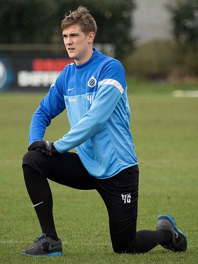 Björn Engels speelt voor Club Brugge in 2014