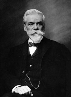 Portret van Ernest Solvay rond 1900