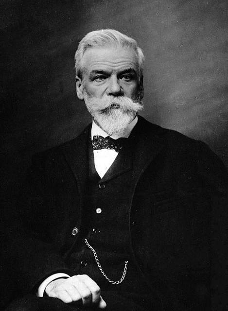 Portret van Ernest Solvay rond 1900