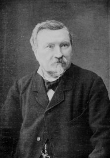 Portret van Gustave de Molinari, Belgische econoom