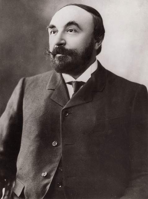 Portret van J.-H. Rosny aîné uit het begin van de 20e eeuw