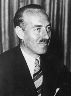 Portret van Paul van Zeeland in 1937