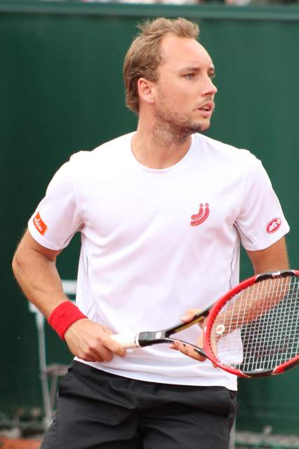 Steve Darcis speelt op Roland-Garros 2015