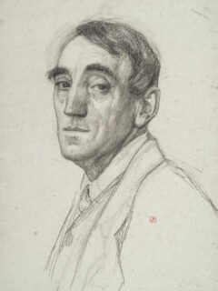 Zelfportret van Théo van Rysselberghe uit 1916
