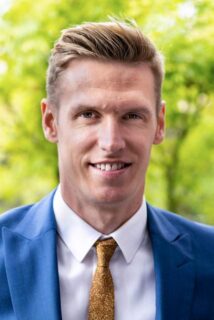 Thomas Kaminski tijdens een fotoshoot in 2022
