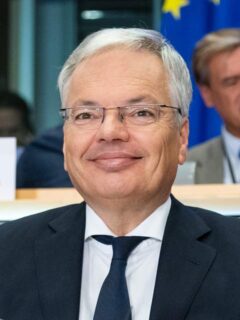 Didier Reynders tijdens hoorzitting als kandidaat-commissaris