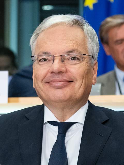 Didier Reynders tijdens hoorzitting als kandidaat-commissaris