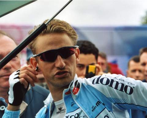 Frank Vandenbroucke tijdens Parijs-Tours 2002